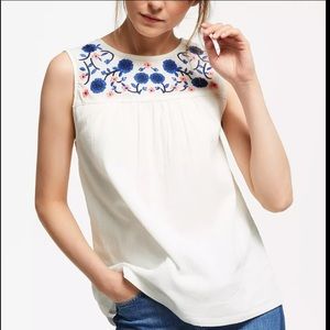 Boden Embroidered Top